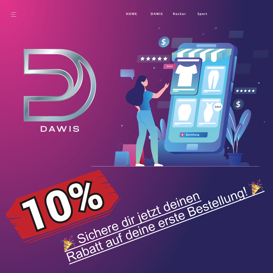 🎉 Sichere dir jetzt 10% Rabatt auf deine erste Bestellung! 🎉