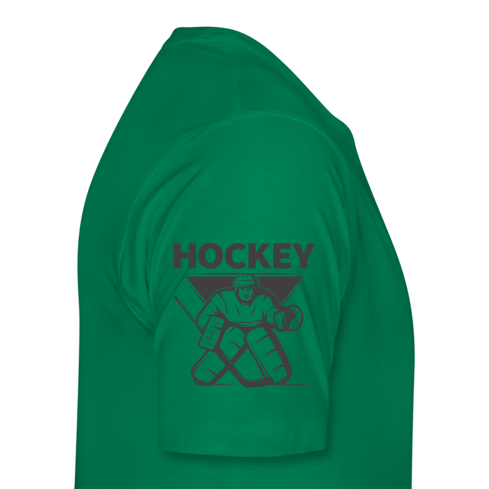 Hockey Goalie Premium T-Shirt Männer - Kelly Green