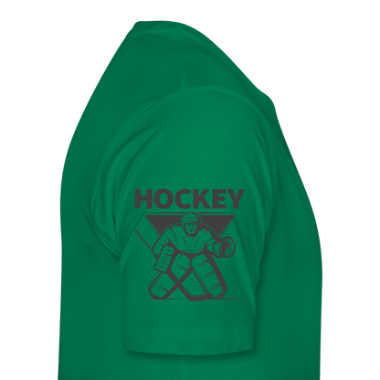 Hockey Goalie Premium T-Shirt Männer - Kelly Green