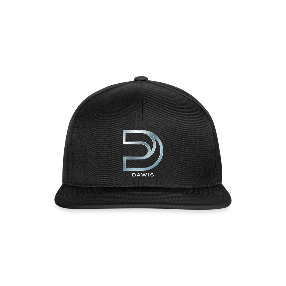 DAWIS Snapback Cap - Schwarz/Schwarz