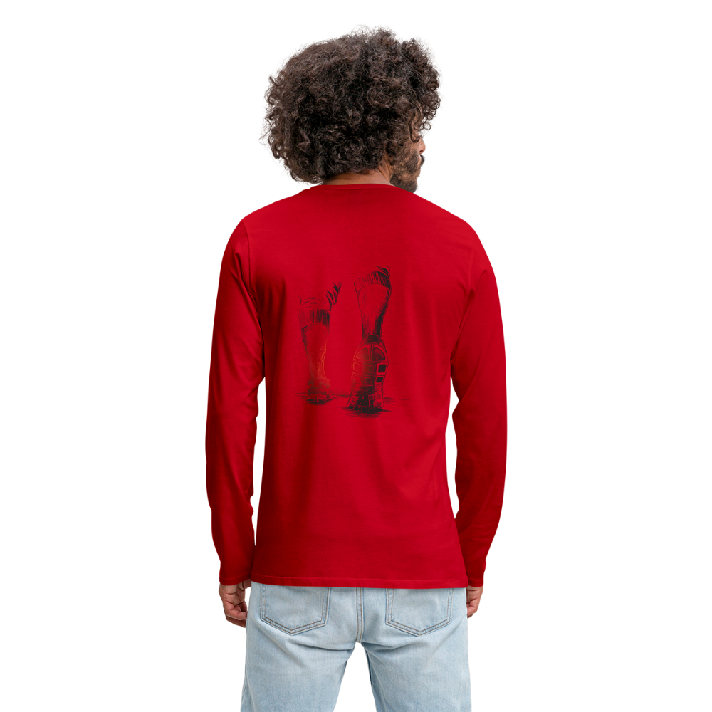 Läufer Premium Langarmshirt - Rot