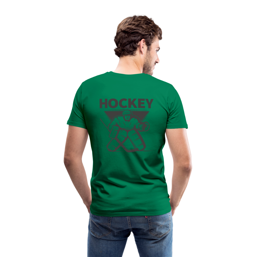 Hockey Goalie Premium T-Shirt Männer - Kelly Green