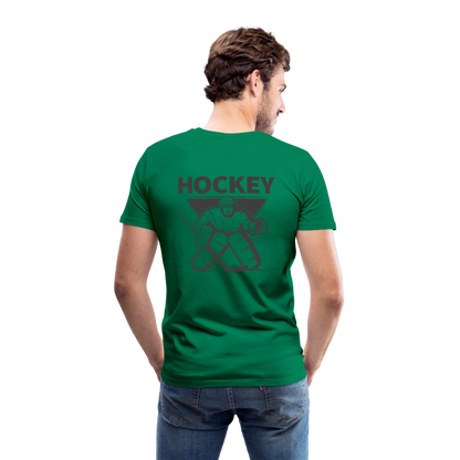 Hockey Goalie Premium T-Shirt Männer - Kelly Green