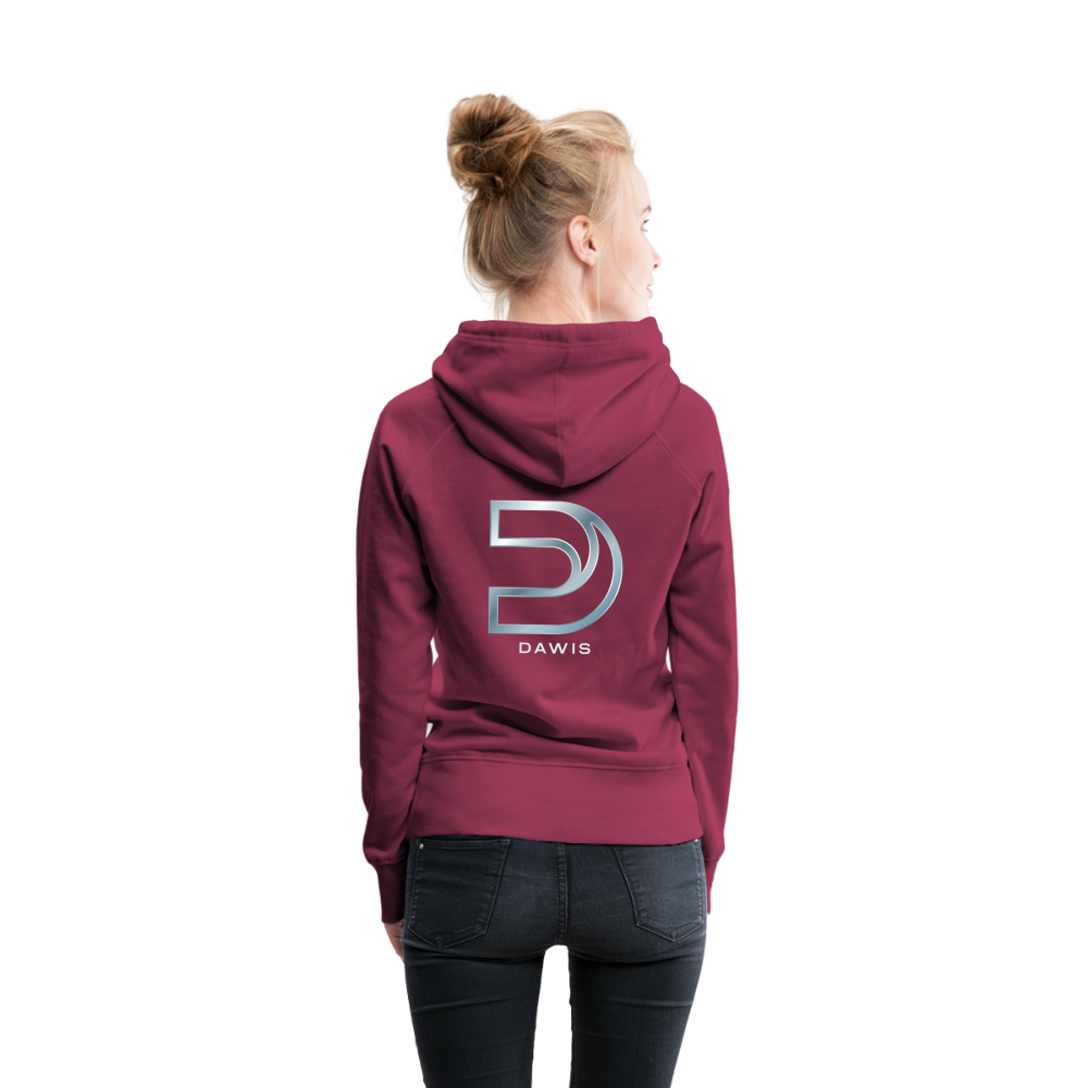 DAWIS Frauen Hoodie - Bordeaux