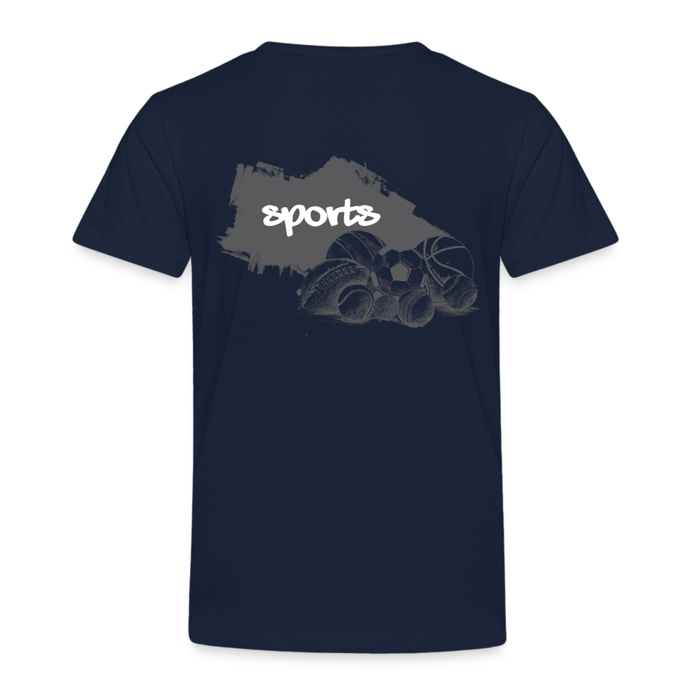 Sportarten Kinder Premium T-Shirt - Navy