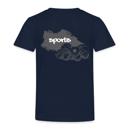 Sportarten Kinder Premium T-Shirt - Navy