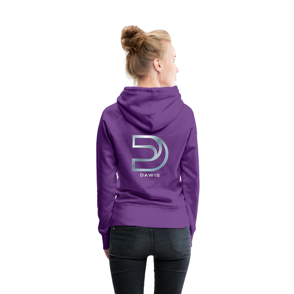 DAWIS Frauen Hoodie - Purple