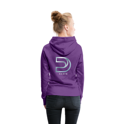 DAWIS Frauen Hoodie - Purple