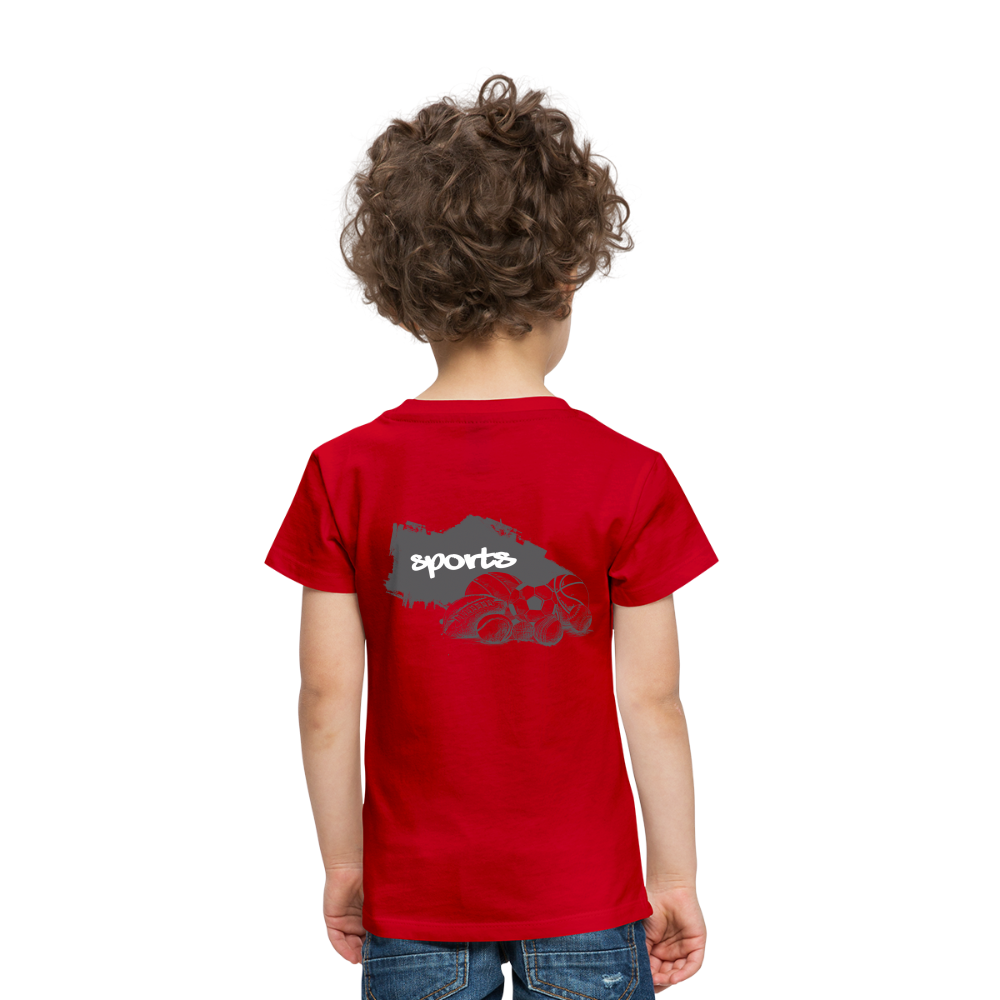 Sportarten Kinder Premium T-Shirt - Rot