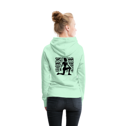 GYM Damen Hoodie - helles Mintgrün