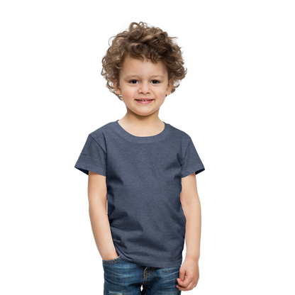 Sportarten Kinder Premium T-Shirt - Blau meliert