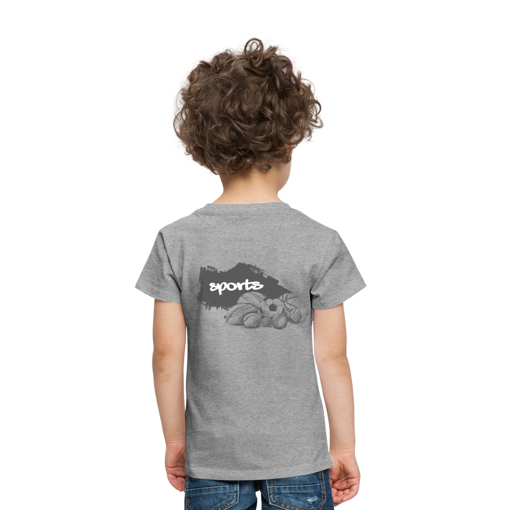 Sportarten Kinder Premium T-Shirt - Grau meliert