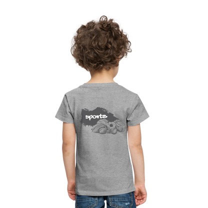 Sportarten Kinder Premium T-Shirt - Grau meliert