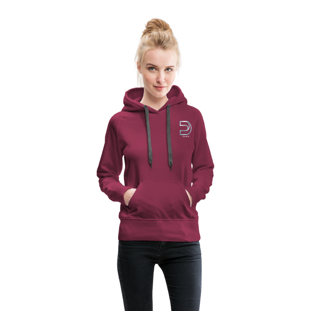 DAWIS Frauen Hoodie - Bordeaux