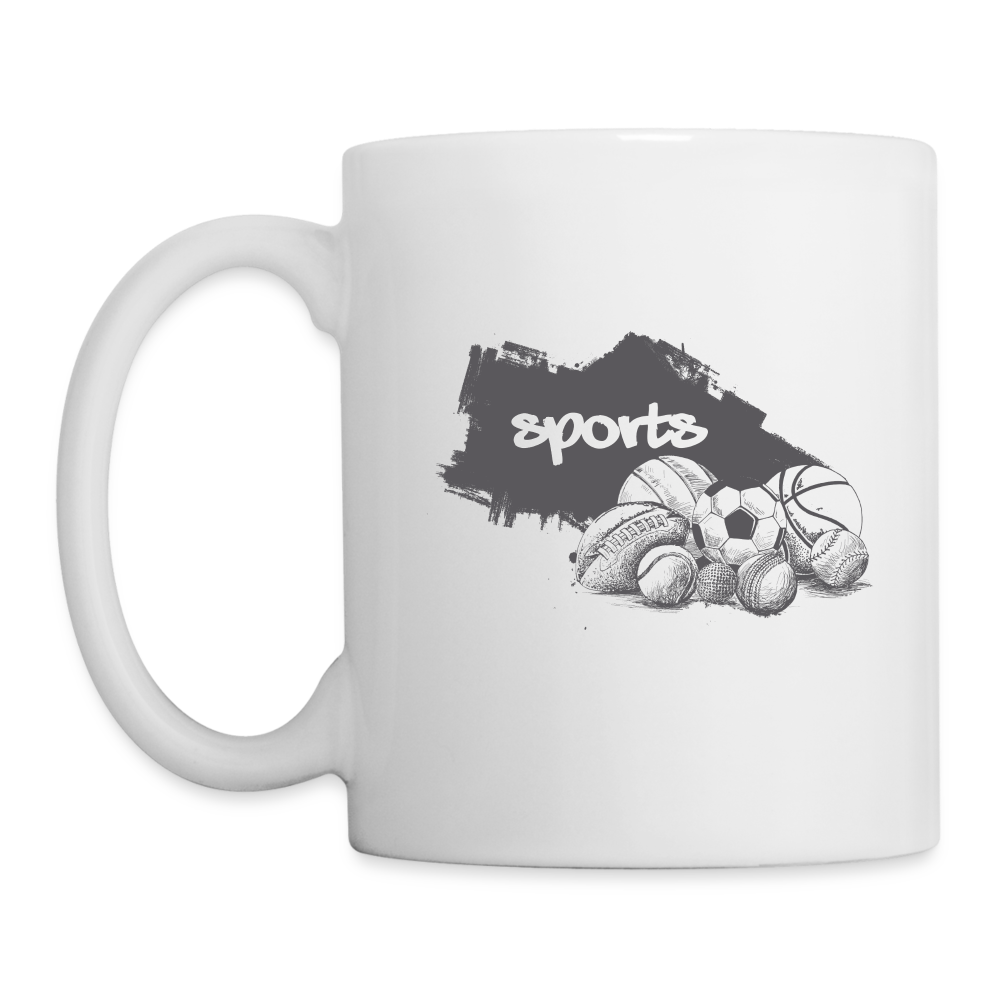 Sportartentasse - Weiß