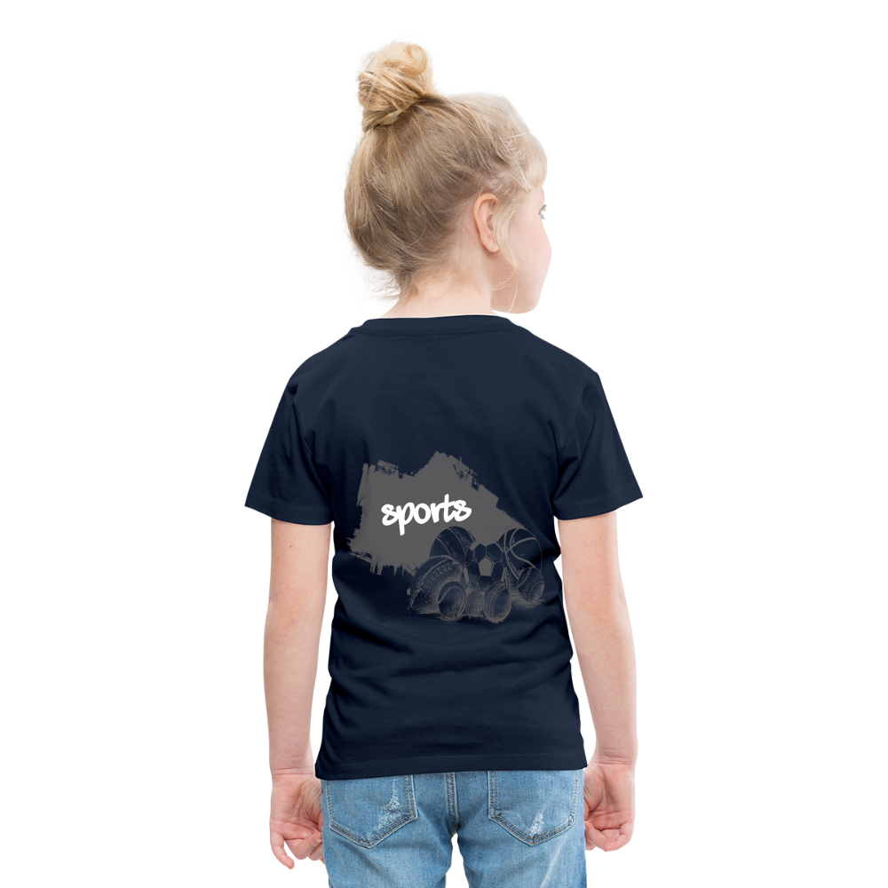 Sportarten Kinder Premium T-Shirt - Navy