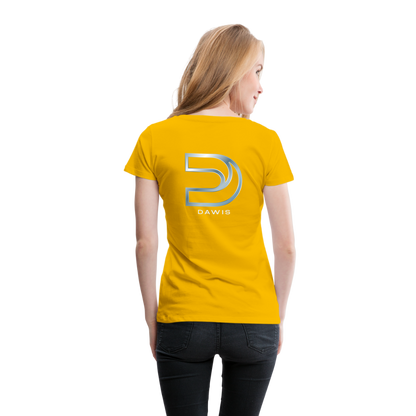 DAWIS Frauen T-Shirt - Sonnengelb