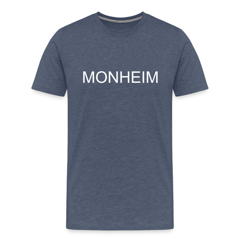 Männer T-Shirt - MONHEIM - Blau meliert