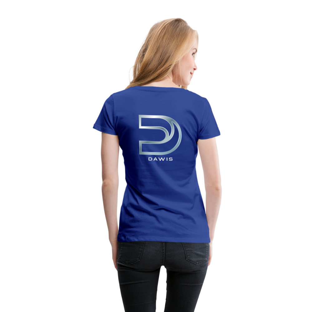 DAWIS Frauen T-Shirt - Königsblau