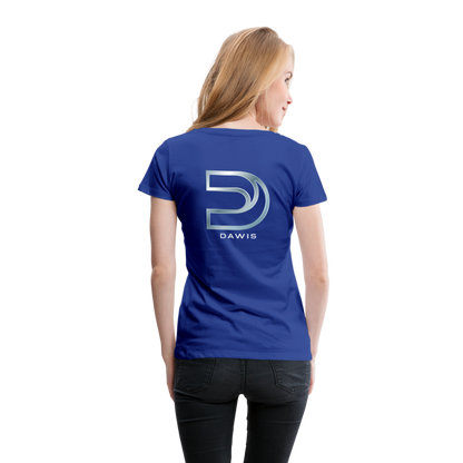 DAWIS Frauen T-Shirt - Königsblau