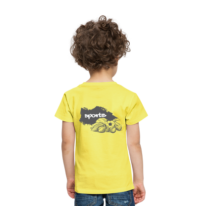 Sportarten Kinder Premium T-Shirt - Gelb