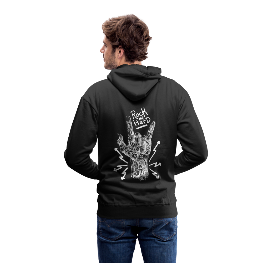 Männer Premium Hoodie - Schwarz