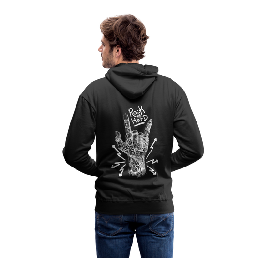 Männer Premium Hoodie - Schwarz