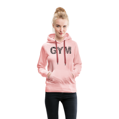 GYM Damen Hoodie - Kristallrosa