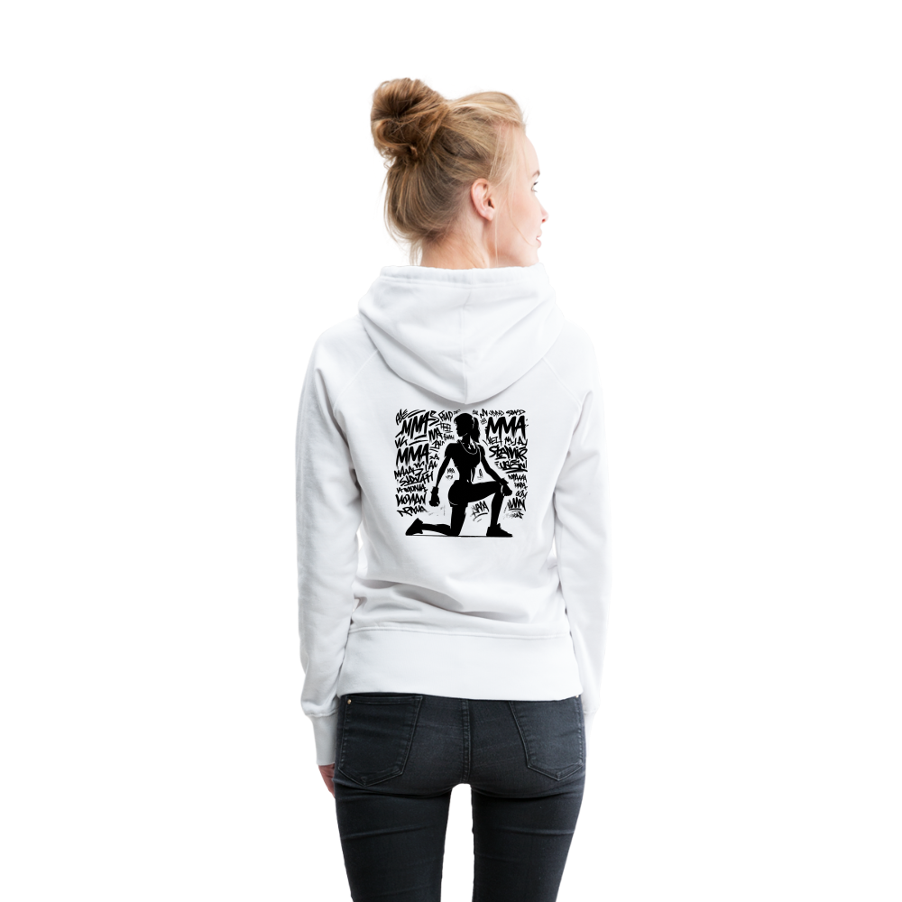 GYM Damen Hoodie - Weiß