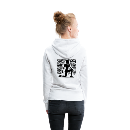 GYM Damen Hoodie - Weiß