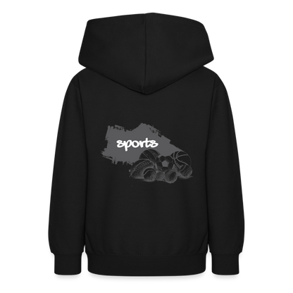 Sportarten Teenager Hoodie - Schwarz