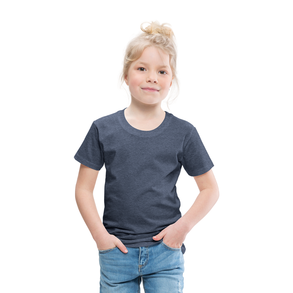 Sportarten Kinder Premium T-Shirt - Blau meliert