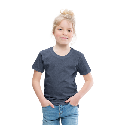 Sportarten Kinder Premium T-Shirt - Blau meliert