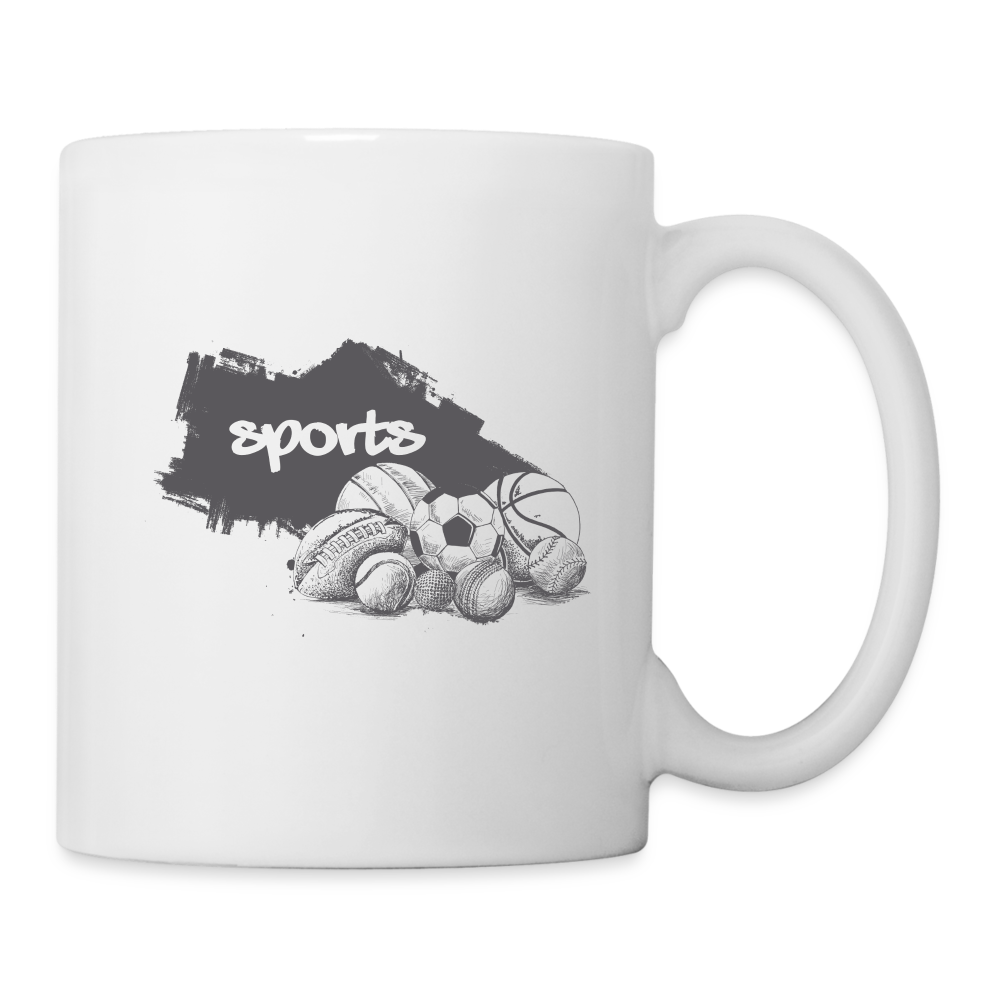 Sportartentasse - Weiß