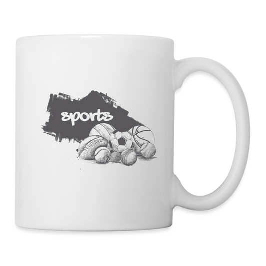 Sportartentasse - Weiß