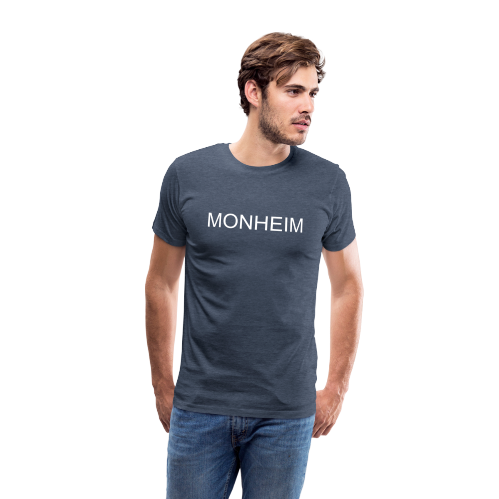 Männer T-Shirt - MONHEIM - Blau meliert