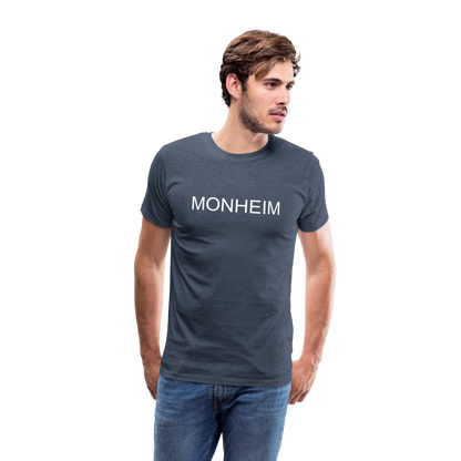 Männer T-Shirt - MONHEIM - Blau meliert