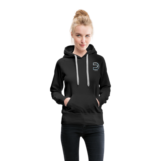 DAWIS Frauen Hoodie - Schwarz