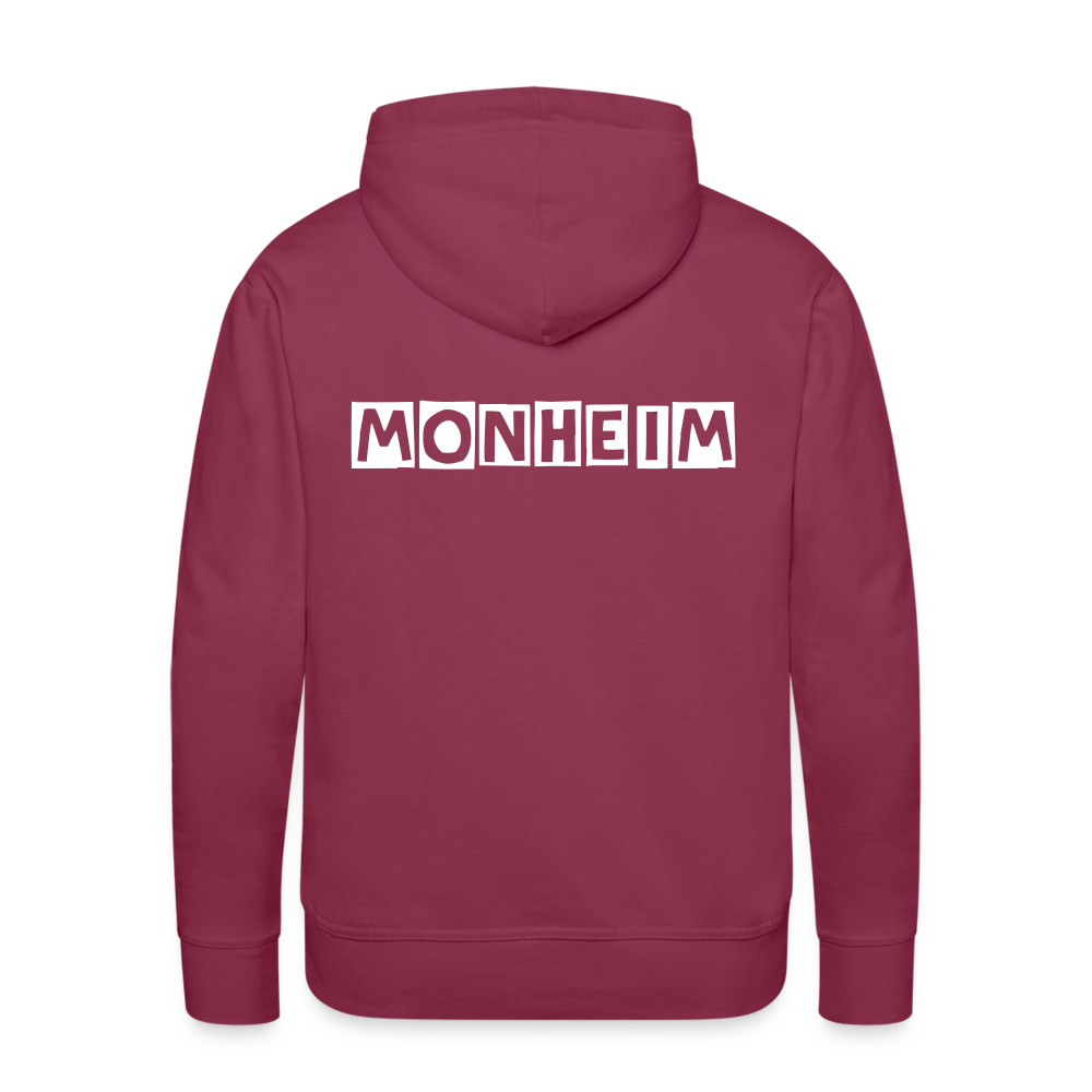 Männer Hoodie Monheim - Bordeaux