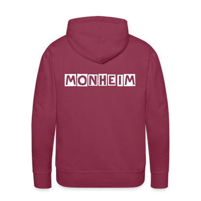 Männer Hoodie Monheim - Bordeaux