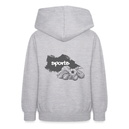 Sportarten Teenager Hoodie - Hellgrau meliert