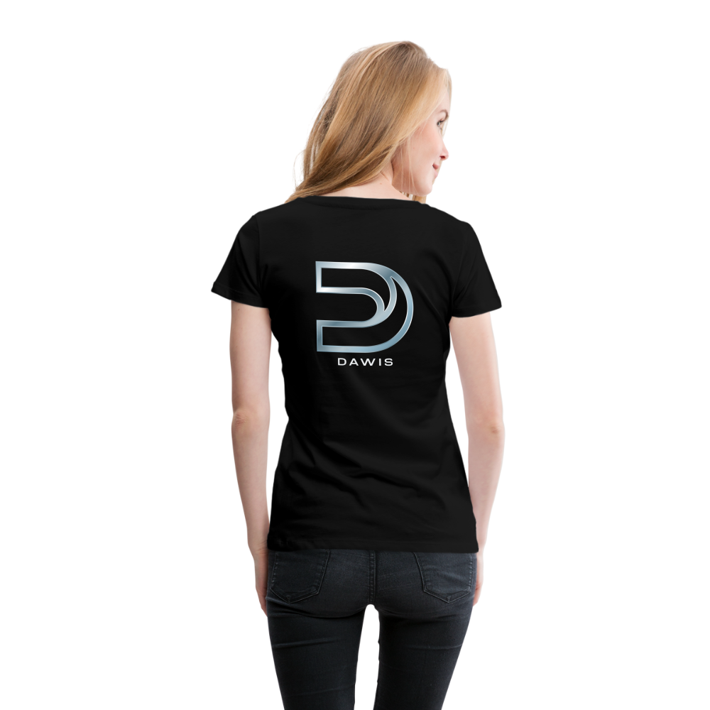 DAWIS Frauen T-Shirt - Schwarz