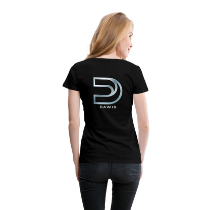 DAWIS Frauen T-Shirt - Schwarz