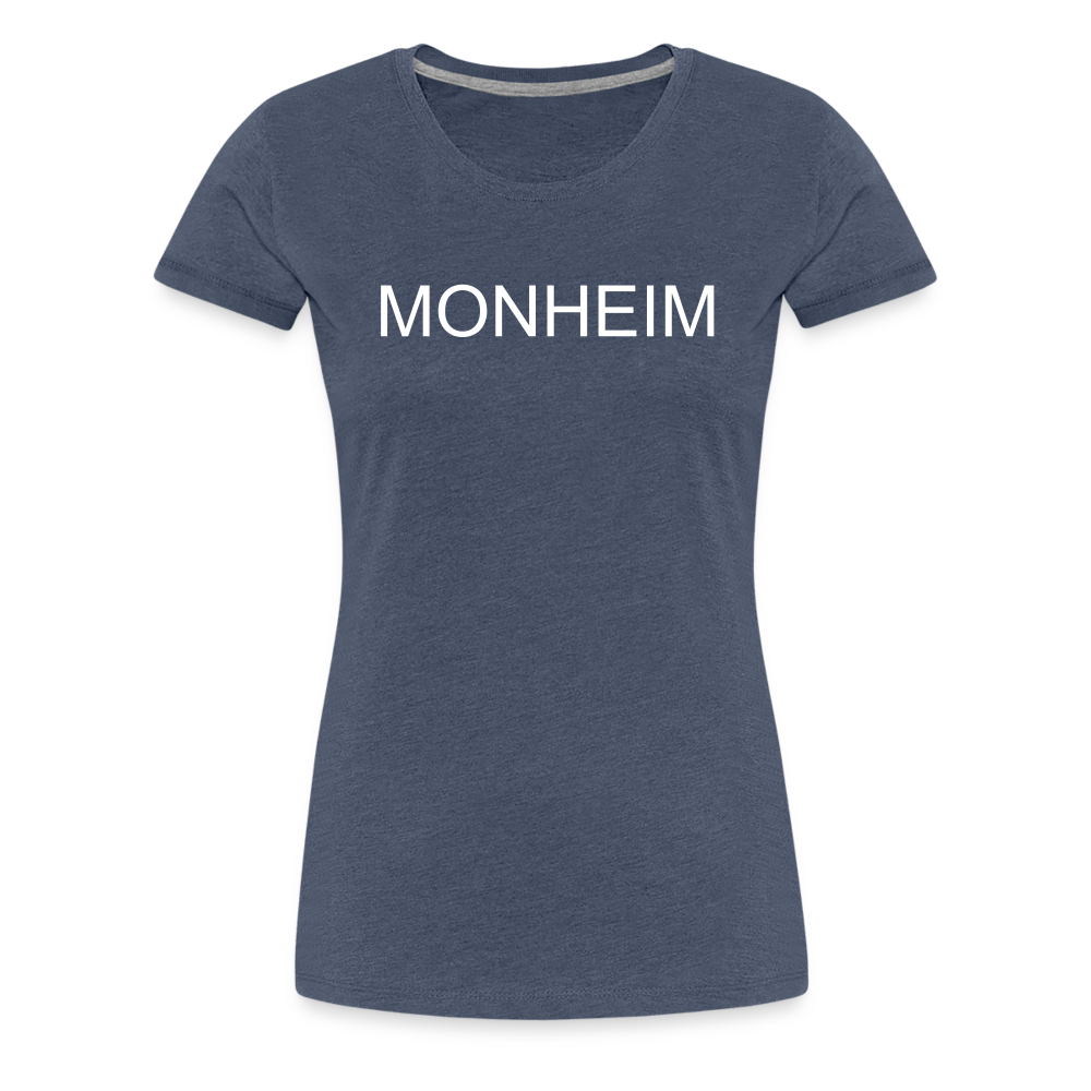 Frauen T-Shirt MONHEIM - Blau meliert