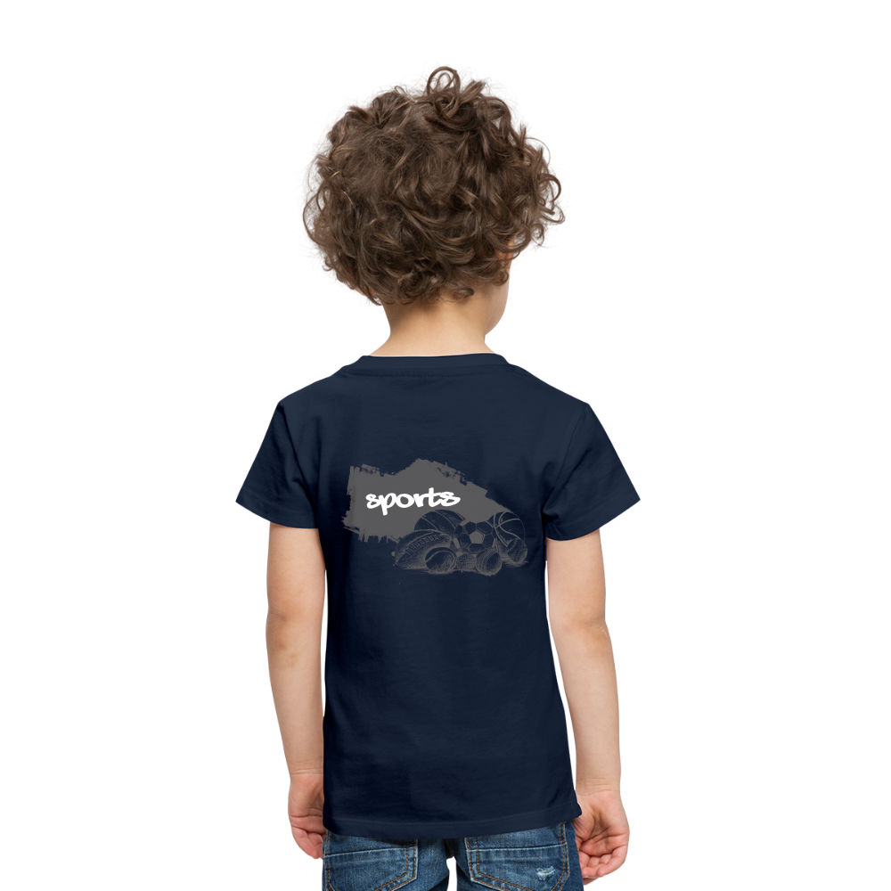 Sportarten Kinder Premium T-Shirt - Navy