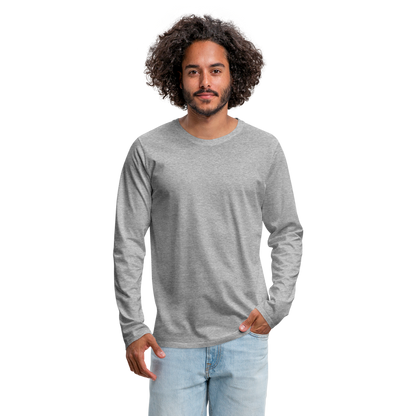 Läufer Premium Langarmshirt - Grau meliert