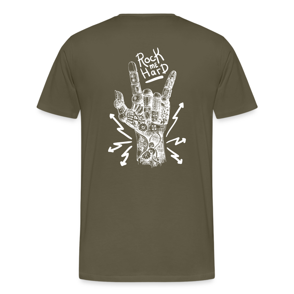 Rock me Hard Männer T-Shirt - Khaki