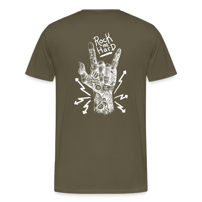 Rock me Hard Männer T-Shirt - Khaki