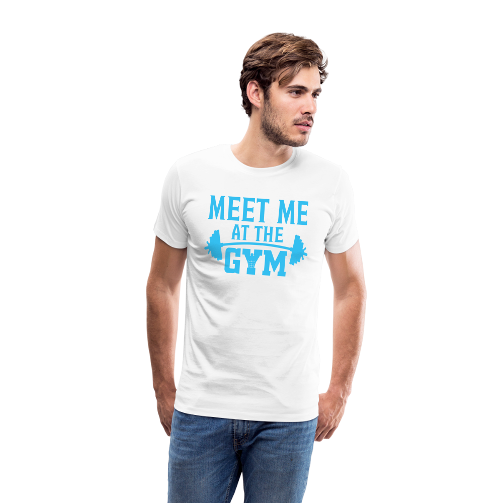 Meet me Herren T-Shirt - Weiß