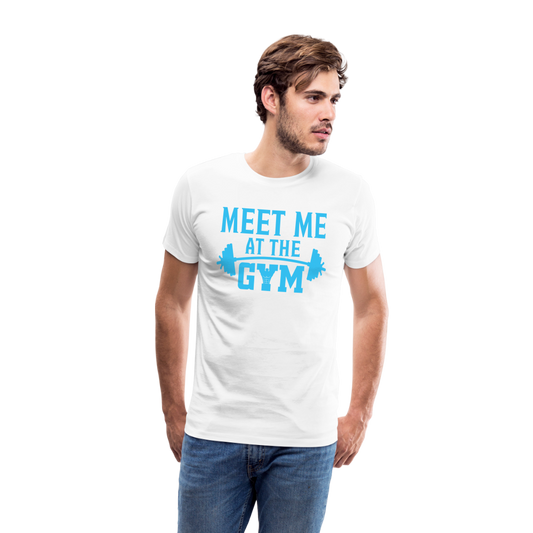 Meet me Herren T-Shirt - Weiß